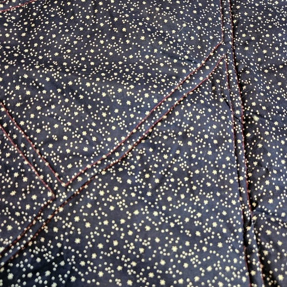 Handmade Country Quilted‎ Patchwork Star Blocks Christmas Tree Skirt V31 - Picture 7 of 8